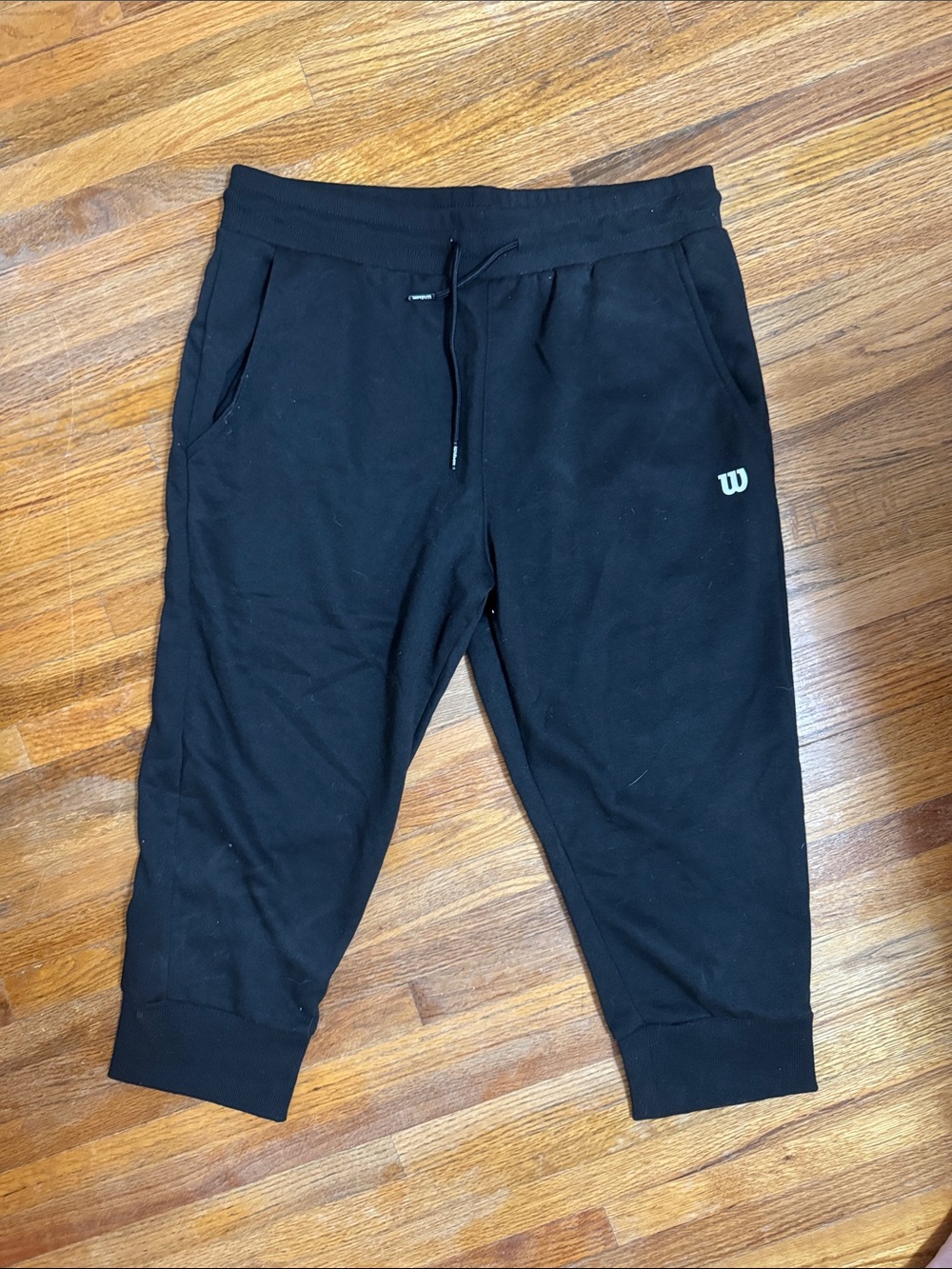 Wilson Black Women’s French Terry Joggers Cropped Black